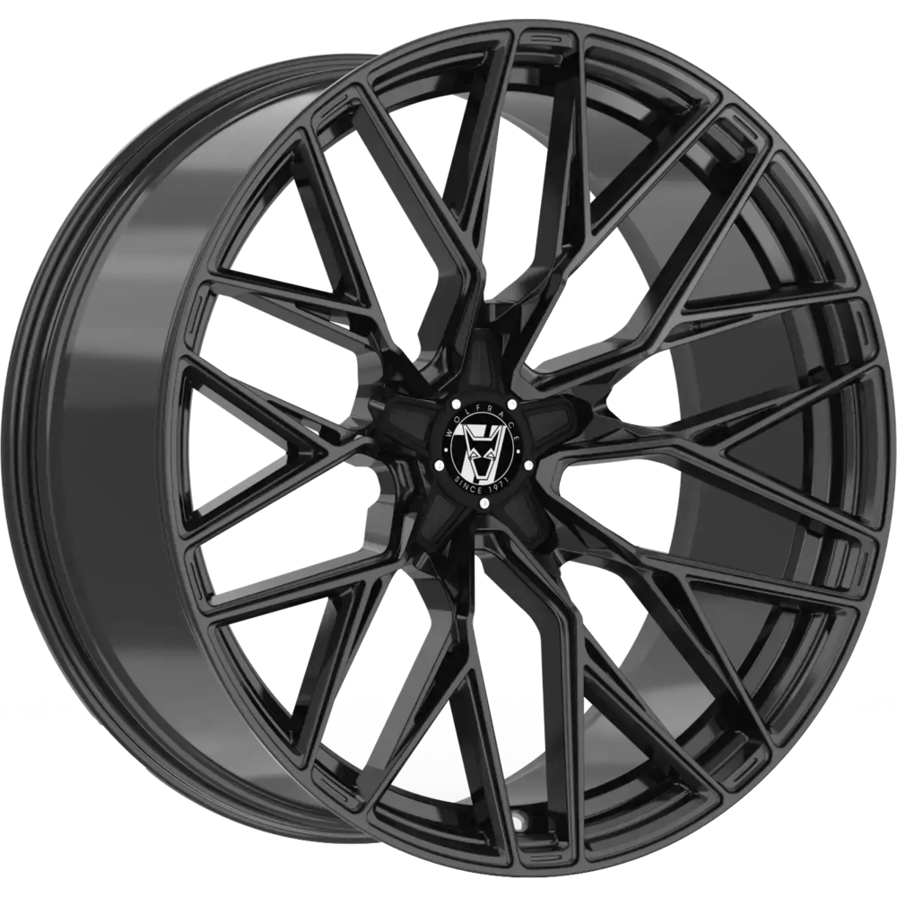 9.5x20 Wolfrace 71 Wolfsburg GTR Widetrack Matt Black