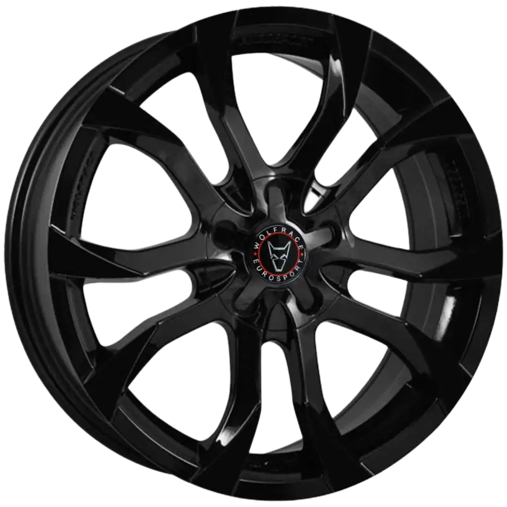 7x17 Wolfrace Eurosport Assassin Gloss Black
