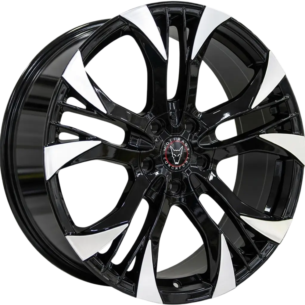 7x17 Wolfrace Eurosport Assassin GT2 Gloss Black Polished