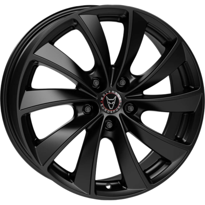 Wolfrace Eurosport TUV Lugano Racing black Alloy Wheels