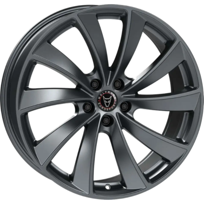 Wolfrace Eurosport TUV Lugano Steel Grey Matt Alloy Wheels