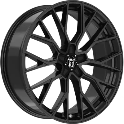 Wolfrace 71 Munich GTR Black Edition Gloss Raven Black Alloy Wheels Image