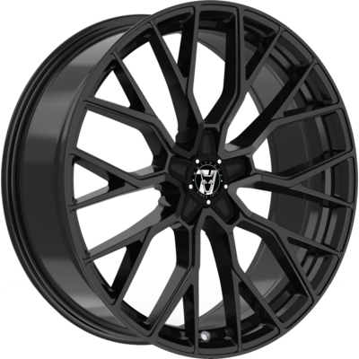 Wolfrace 71 Munich GTR Gloss Raven Black Alloy Wheels