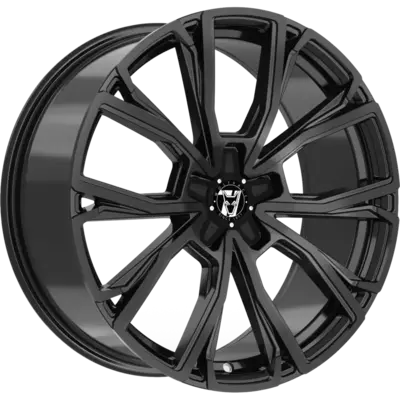 Wolfrace 71 Matrix Black Edition Gloss Raven Black Alloy Wheels Image