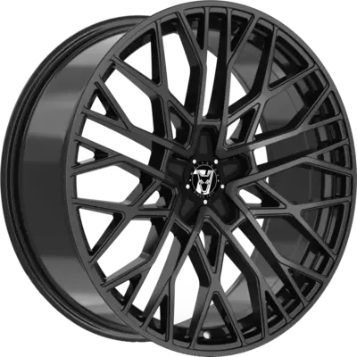 Wolfrace 71 Venom Black Edition Gloss Raven Black Alloy Wheels Image