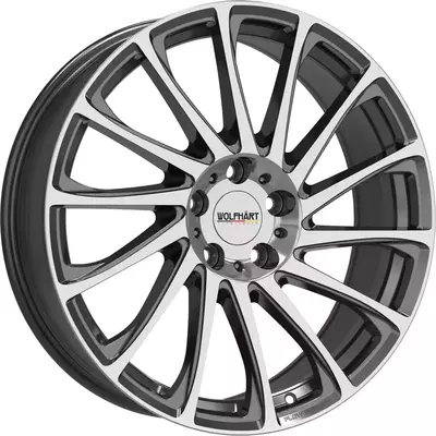 Wolfhart Flowformed Aero 2 Gloss Black Polished Face Alloy Wheels Image