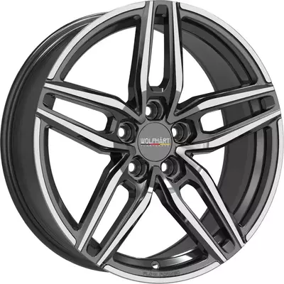 Wolfhart Flowformed Talon 2 Gloss Black Polished Face Alloy Wheels Image