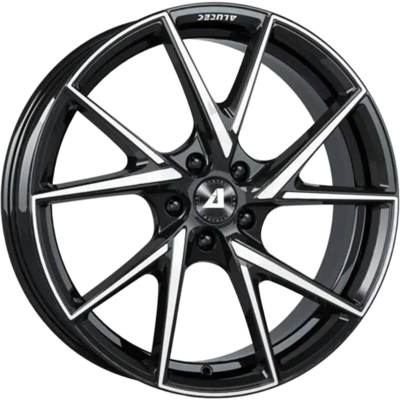 Alutec Adx.01 Diamond Black Polished Alloy Wheels