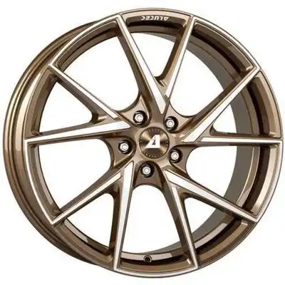 8.5x19 Alutec ADX.01 Metallic Bronze Front Polished Alloy Wheels Image