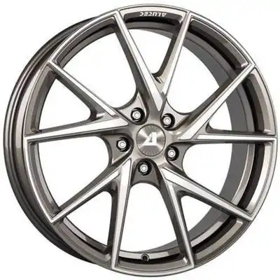 8.5x18 Alutec ADX.01 Metallic Platinum Front Polished Alloy Wheels Image
