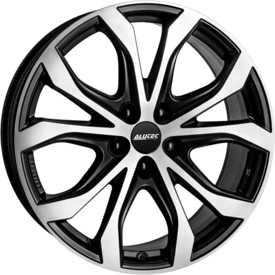 Alutec W10 Racing Black Polished Alloy Wheels