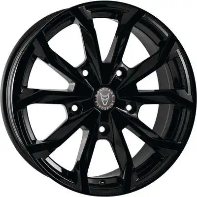 8x18 Wolfrace Eurosport Assassin TRS Gloss Black Alloy Wheels Image