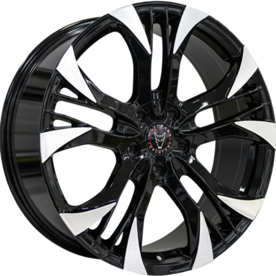 Wolfrace Eurosport Assassin GT2 Gloss Black Polished Alloy Wheels