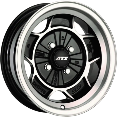 ATS Classic Diamond Black Polished Alloy Wheels