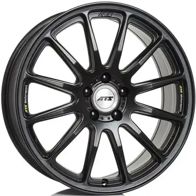 8.5x19 ATS Grid Racing Black partly Polished Alloy Wheels Image