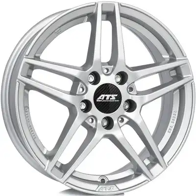 6.5x17 ATS Mizar Polar Silver Alloy Wheels Image