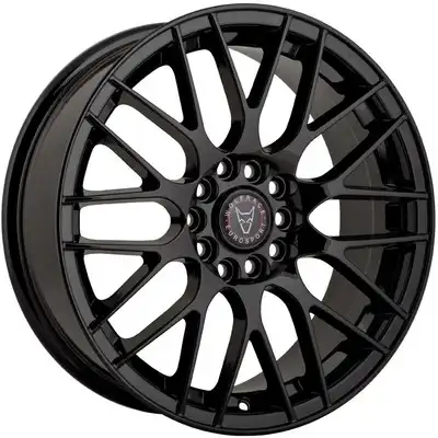 7.5x17 Wolfhart Bayern Gloss Black Alloy Wheels Image
