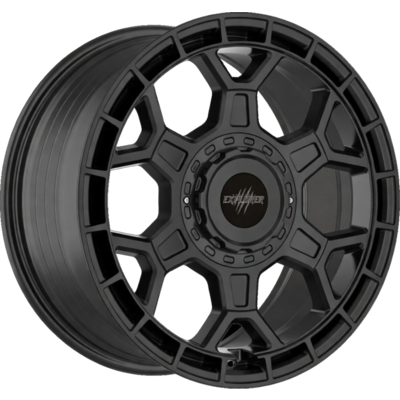 Wolfrace Explorer Black Wolf One Matt Black Alloy Wheels
