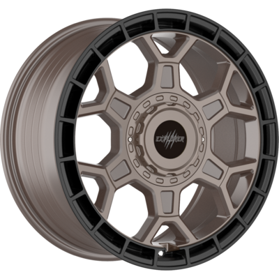Wolfrace Explorer Black Wolf One Matt Black Bronze Alloy Wheels
