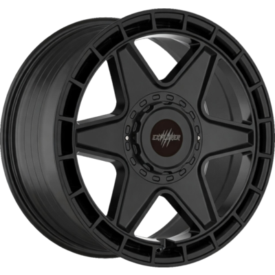 Wolfrace Explorer Black Wolf Three Matt Black Alloy Wheels
