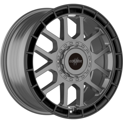 Wolfrace Explorer Black Wolf Four Matt Black Gunmetal Alloy Wheels