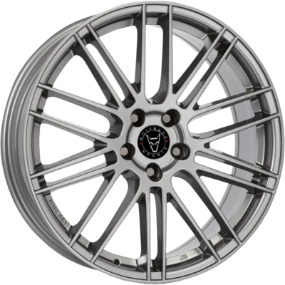 Wolfrace Eurosport TUV Kibo Metal Grey Alloy Wheels