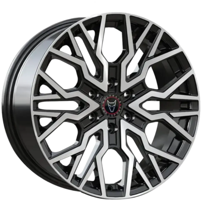 Wolfrace Eurosport Munich Super 6 Gloss Black Polished Alloy Wheels