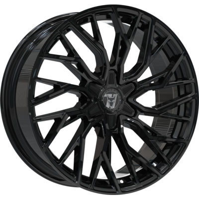 Wolfrace 71 Voodoo GT6 Gloss Raven Black Alloy Wheels