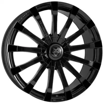 8.5x18 Wolfrace Eurosport Renaissance Gloss Black Alloy Wheels Image