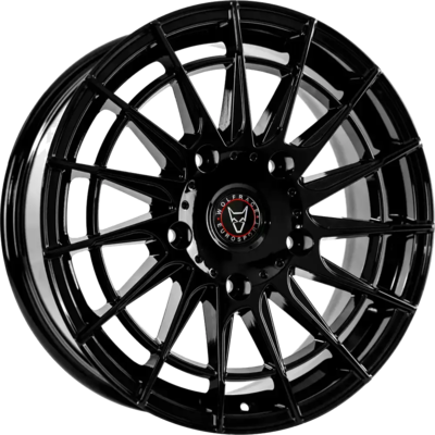 Wolfrace Eurosport Aero Super T Gloss Black Alloy Wheels