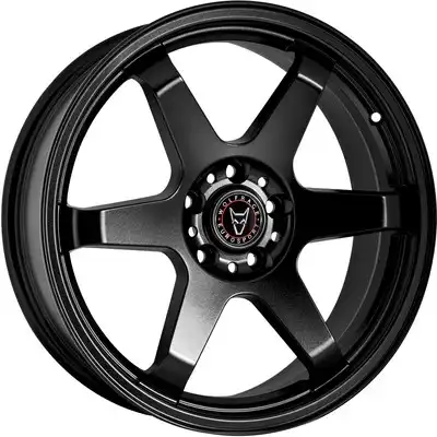 7.5x17 Wolfhart JDM Gloss Black Alloy Wheels Image