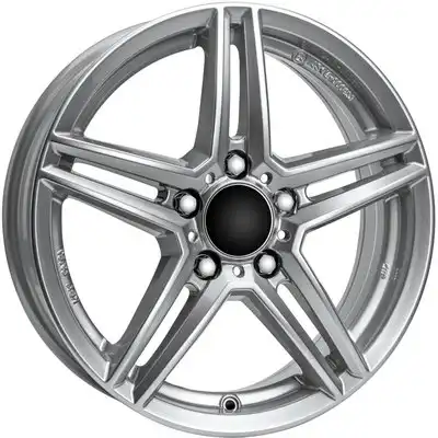 7.5x17 Wolfrace Eurosport M10X Polar Silver Alloy Wheels Image