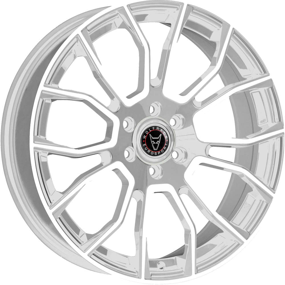 8.5x20 Wolfrace Eurosport Evoke X Urban Chrome Polished 