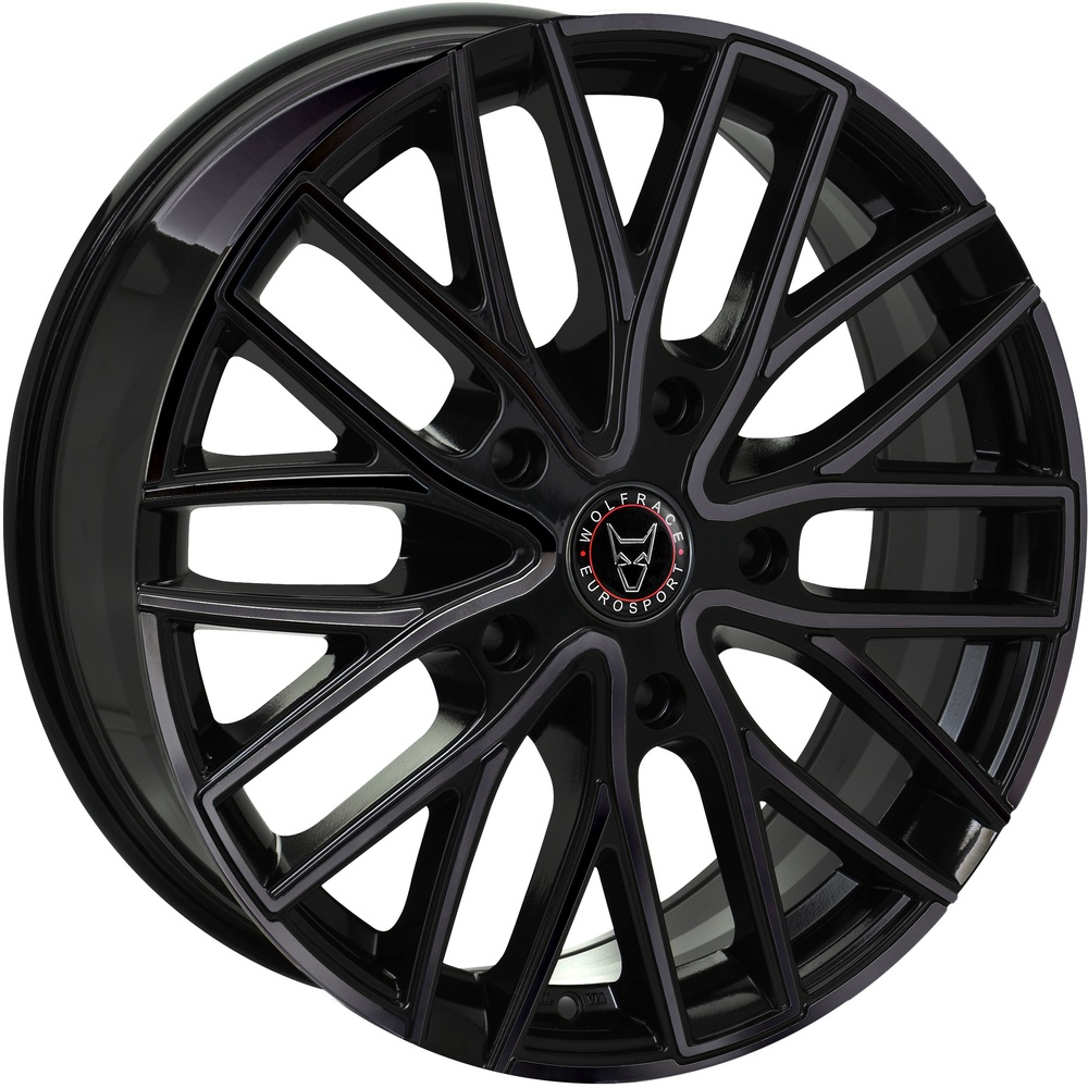 8x20 Wolfrace Eurosport Gtr Gloss Black Alloy Wheels, Alloy Wheels and