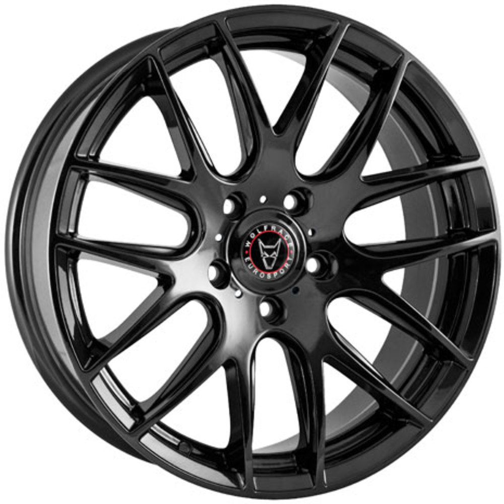 8.5x20 Wolfrace Eurosport Munich Gloss Black Alloy Wheels, Alloy Wheels ...